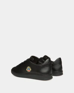 Adrien Brody Travel Collection Sneaker In Black Leather