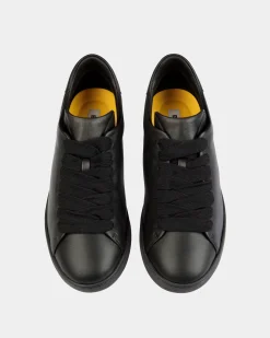 Adrien Brody Travel Collection Sneaker In Black Leather