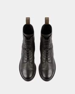 Adrien Brody Travel Collection Bootie In Black Leather