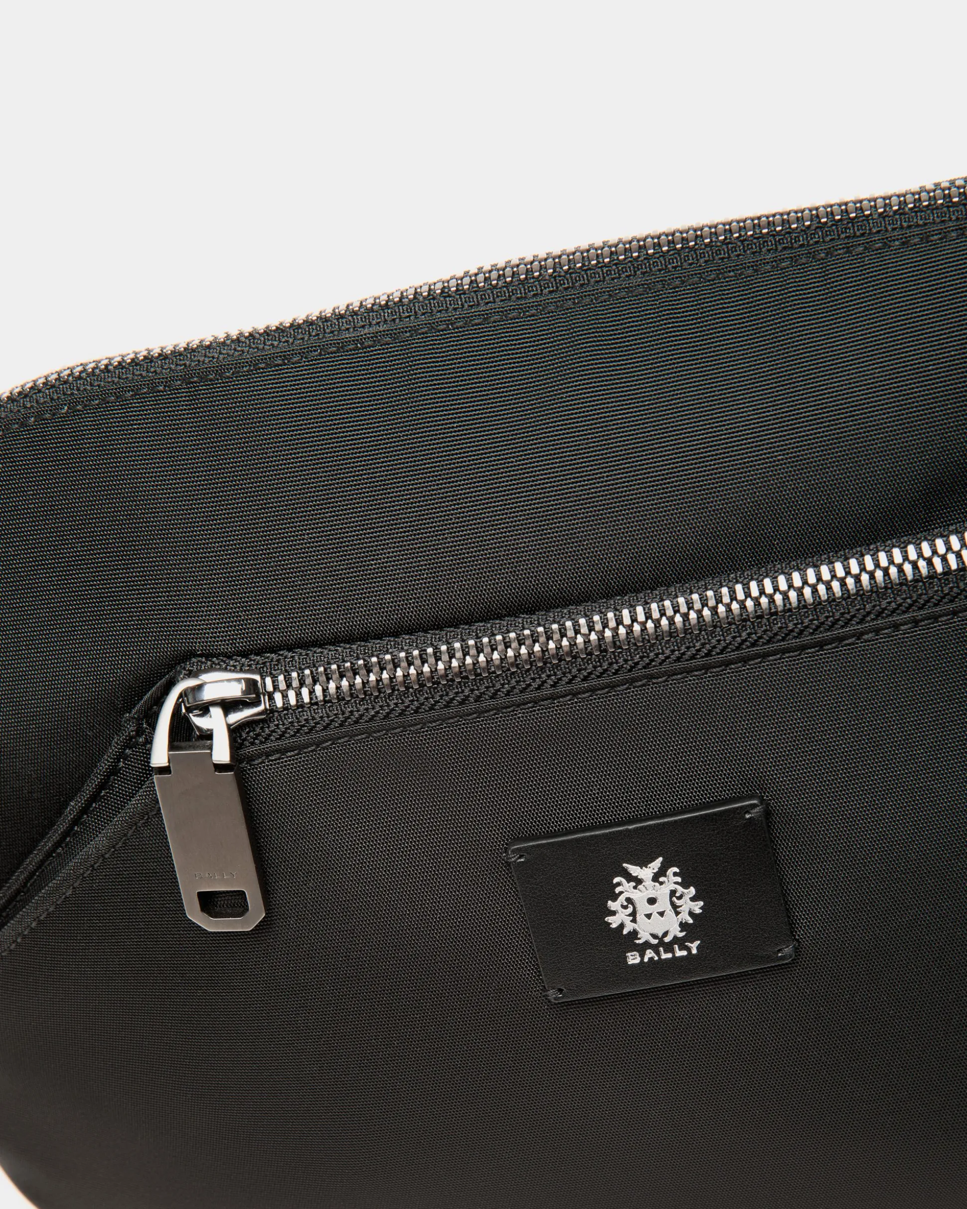 Adrien Brody Travel Collection Crossbody In Black Nylon