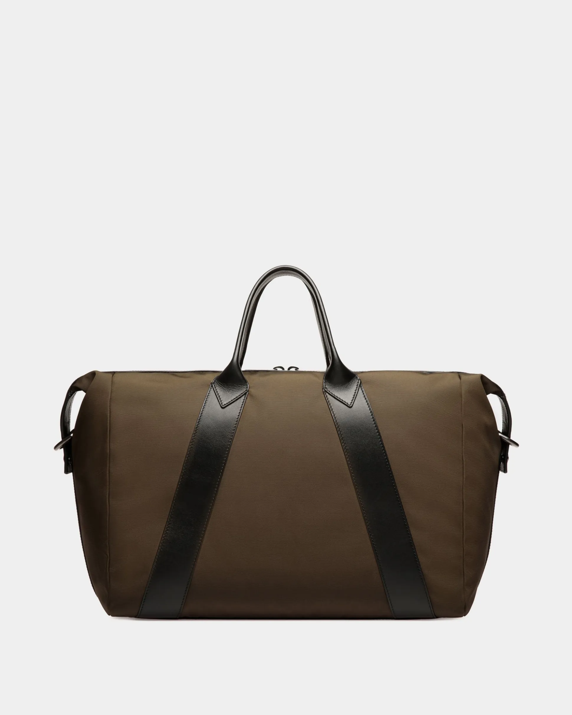 Adrien Brody Travel Collection Weekender In Military Green And Black Nylon