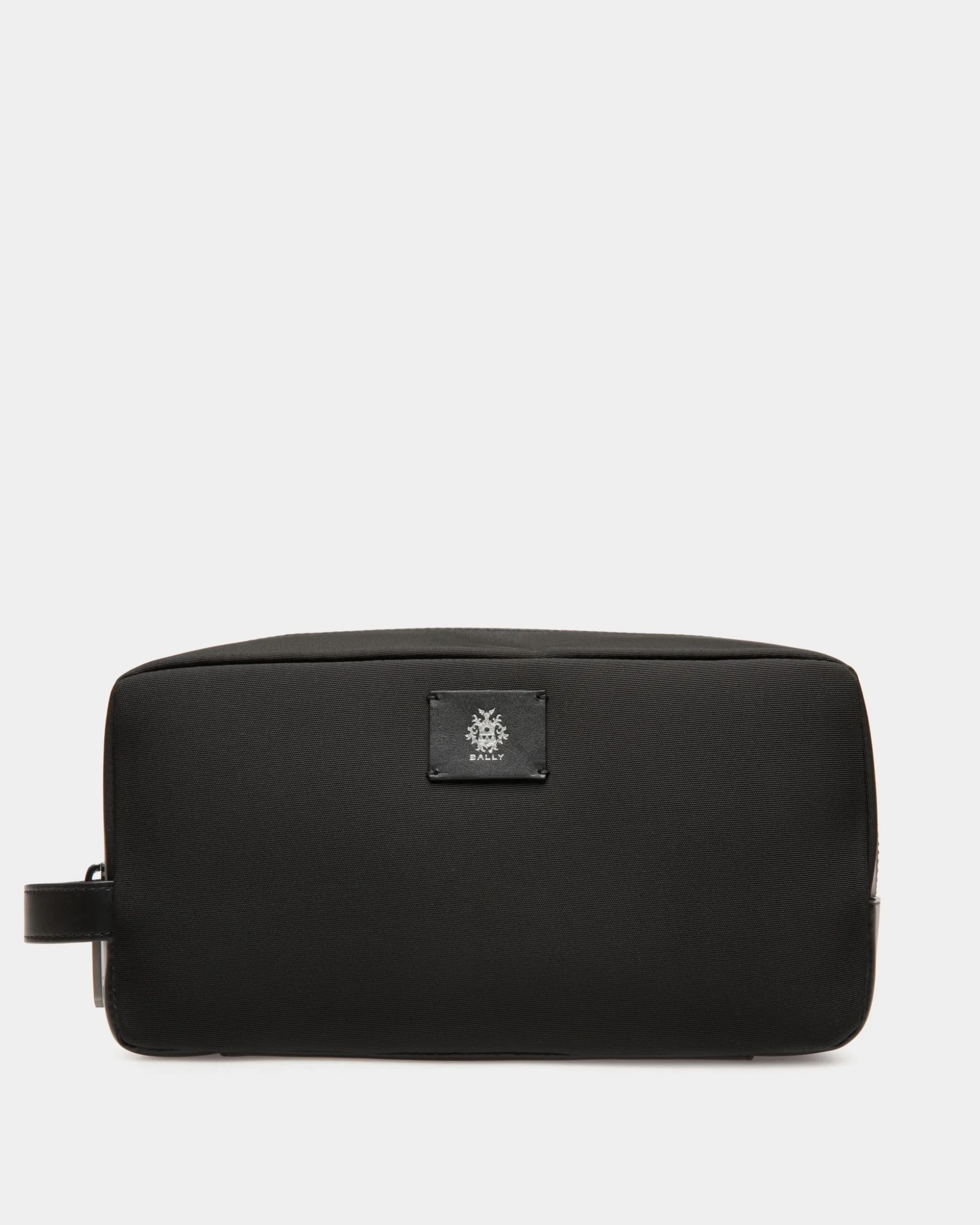 Adrien Brody Travel Collection Washbag In Black And Yellow Nylon