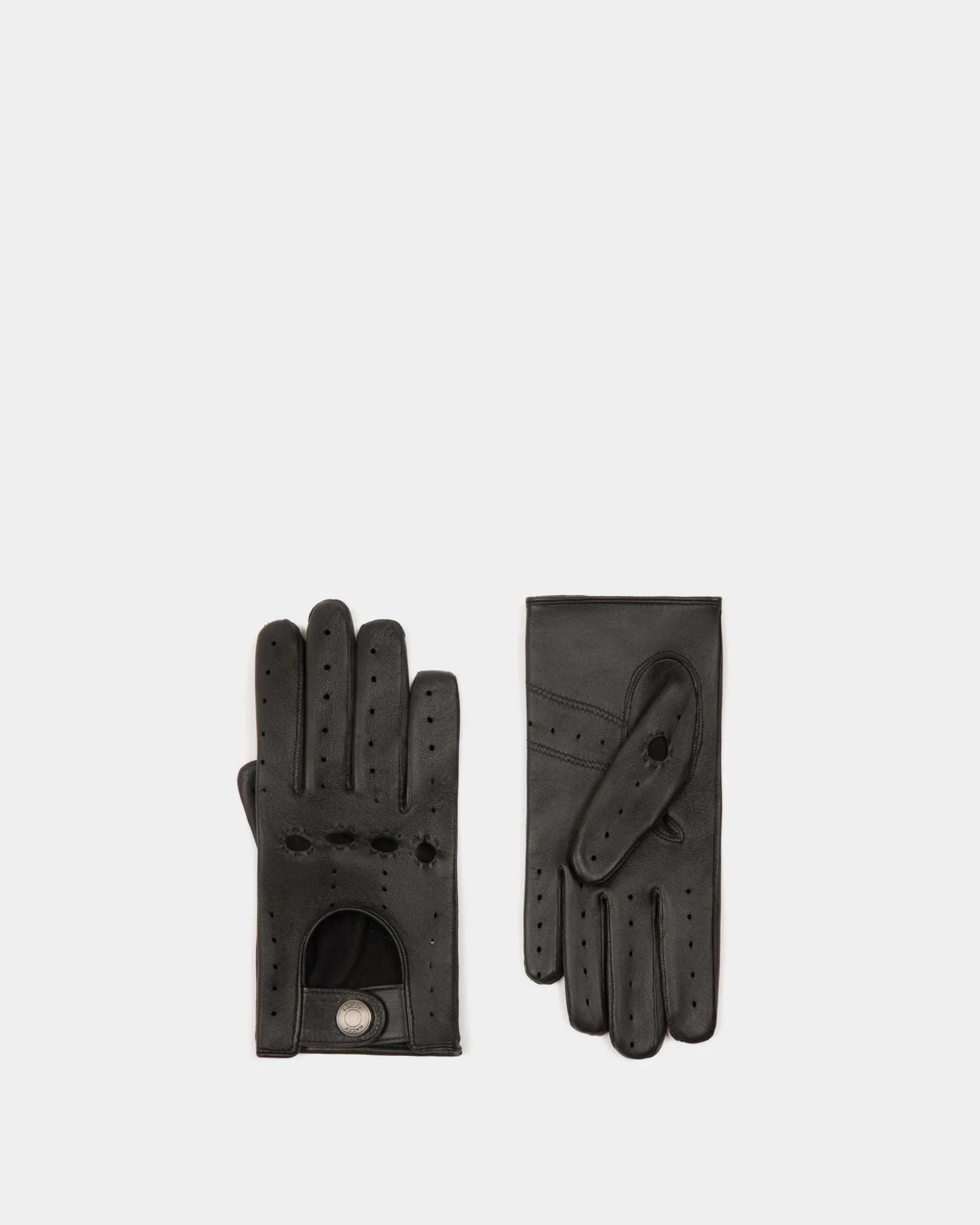 Adrien Brody Travel Collection Gloves In Black Leather