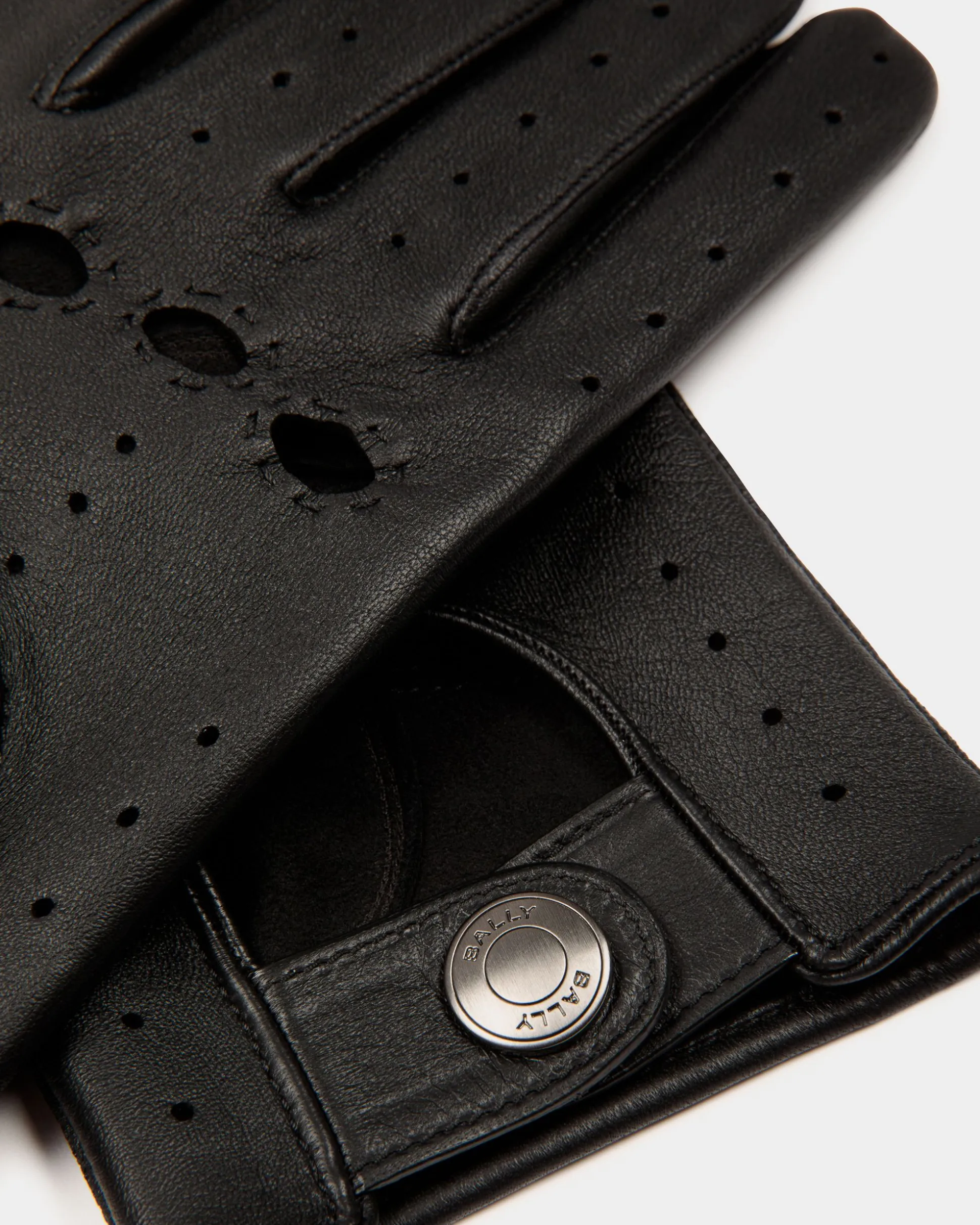 Adrien Brody Travel Collection Gloves In Black Leather