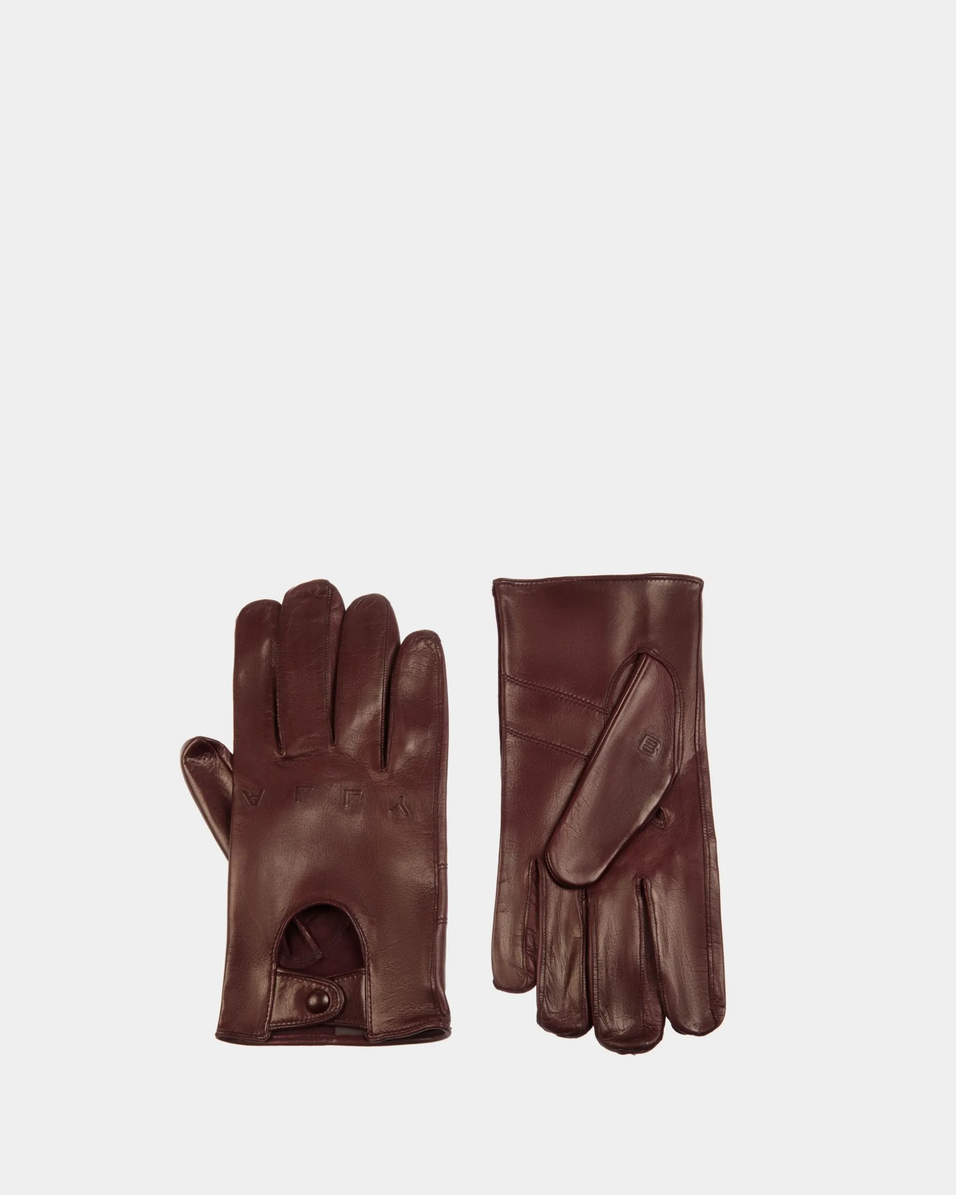 Adrien Brody Travel Collection Gloves In Brown Leather