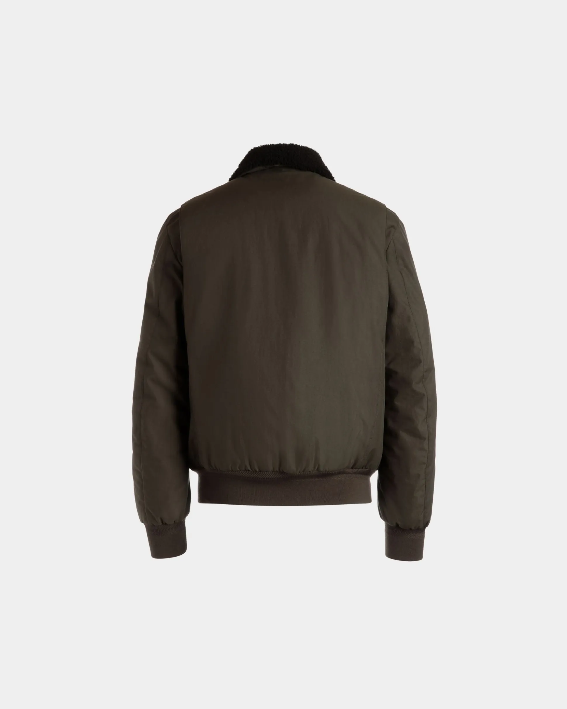 Adrien Brody Travel Collection Blouson In Olive Green Nylon