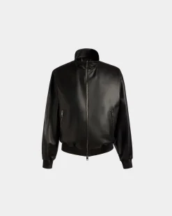 Adrien Brody Travel Collection Blouson In Black Leather