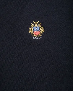 Adrien Brody Travel Collection Hoodie In Navy Blue Cashmere Blend