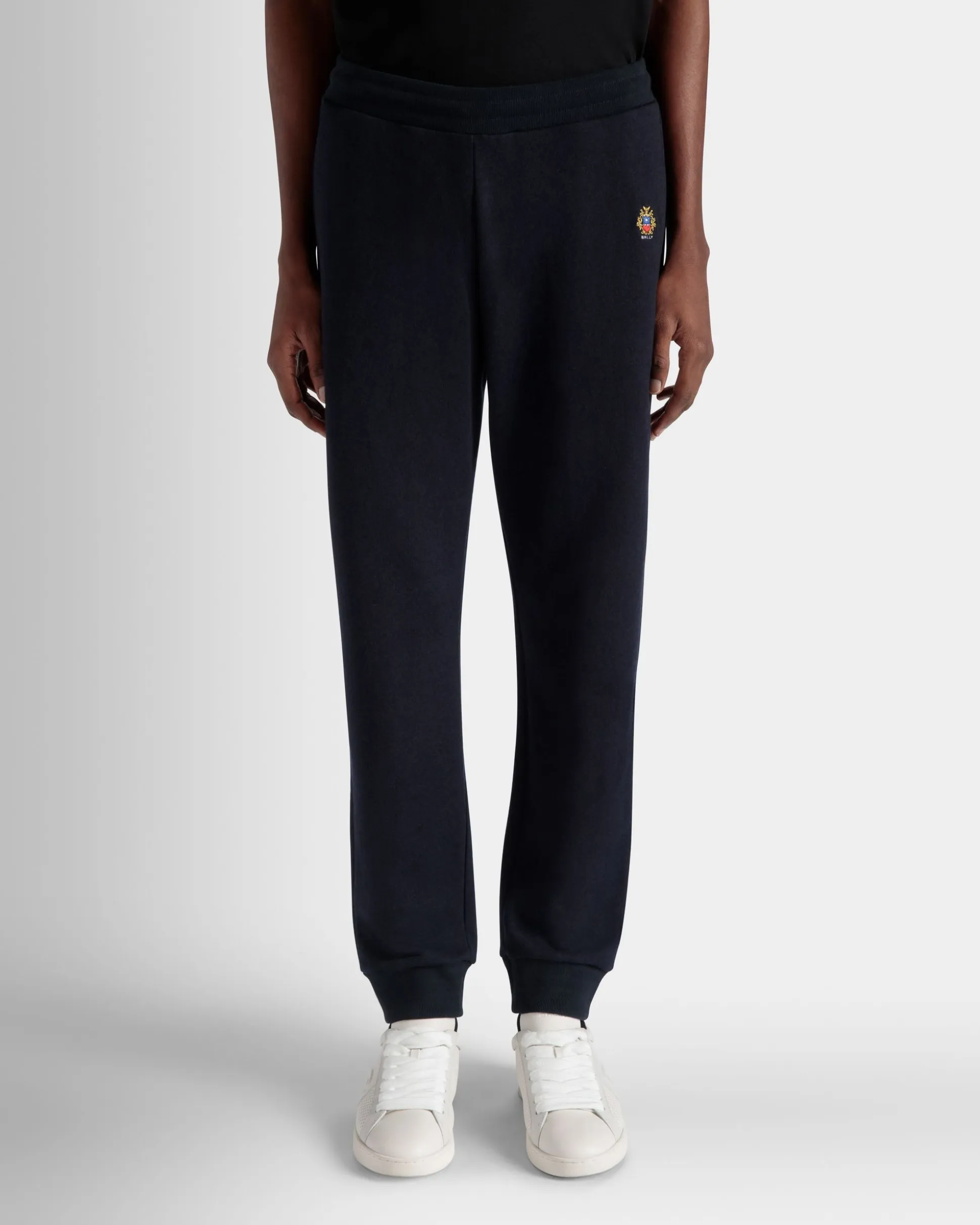 Adrien Brody Travel Collection Sweatpants In Navy Blue Cashmere Blend