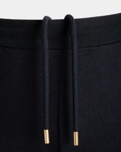 Adrien Brody Travel Collection Sweatpants In Navy Blue Cashmere Blend