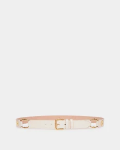 Arkle 95 cm Belt in White Leather