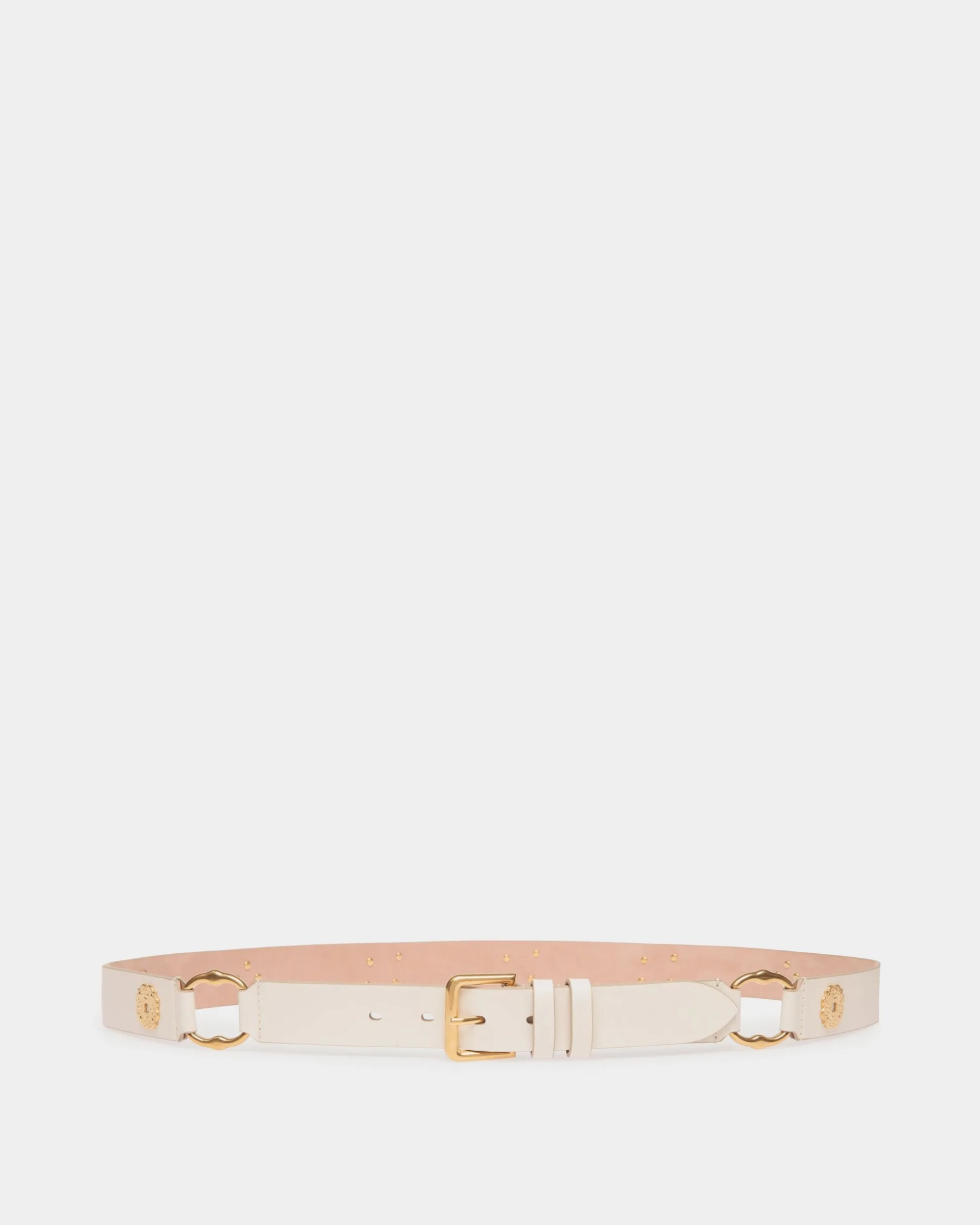 Arkle 105 cm Belt in White Leather
