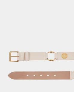 Arkle 85 cm Belt in White Leather