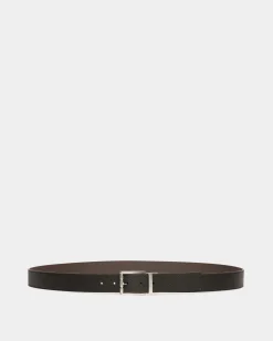 Astory 35mm Reversible And Adjustable Belt In Black And Brown Leather