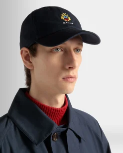 Baseball Hat in Navy Blue Cotton