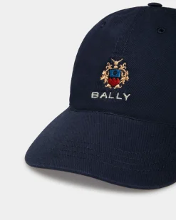 Baseball Hat in Navy Blue Cotton