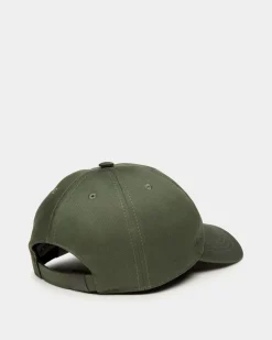 Baseball Hat With Bally Crest Logo In Military Green Cotton