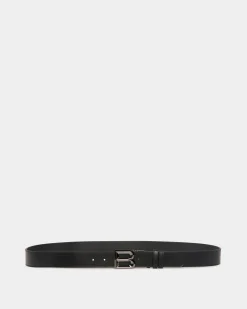 B Bold 35mm Reversible And Adjustable Belt In Black Leather