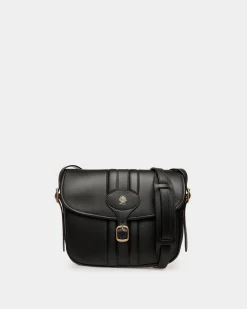Beckett Crossbody Bag in Black Leather