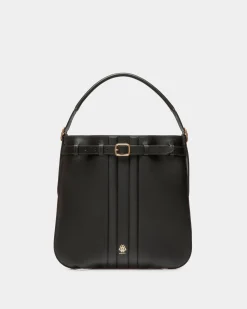 Beckett Crossbody Bag In Black Leather