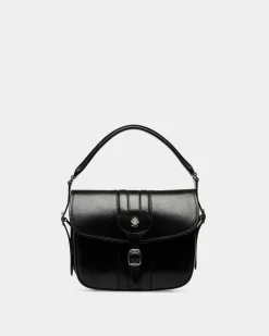 Beckett Crossbody Bag In Black Leather