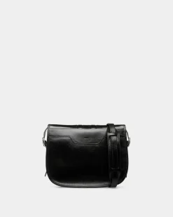 Beckett Crossbody Bag In Black Leather