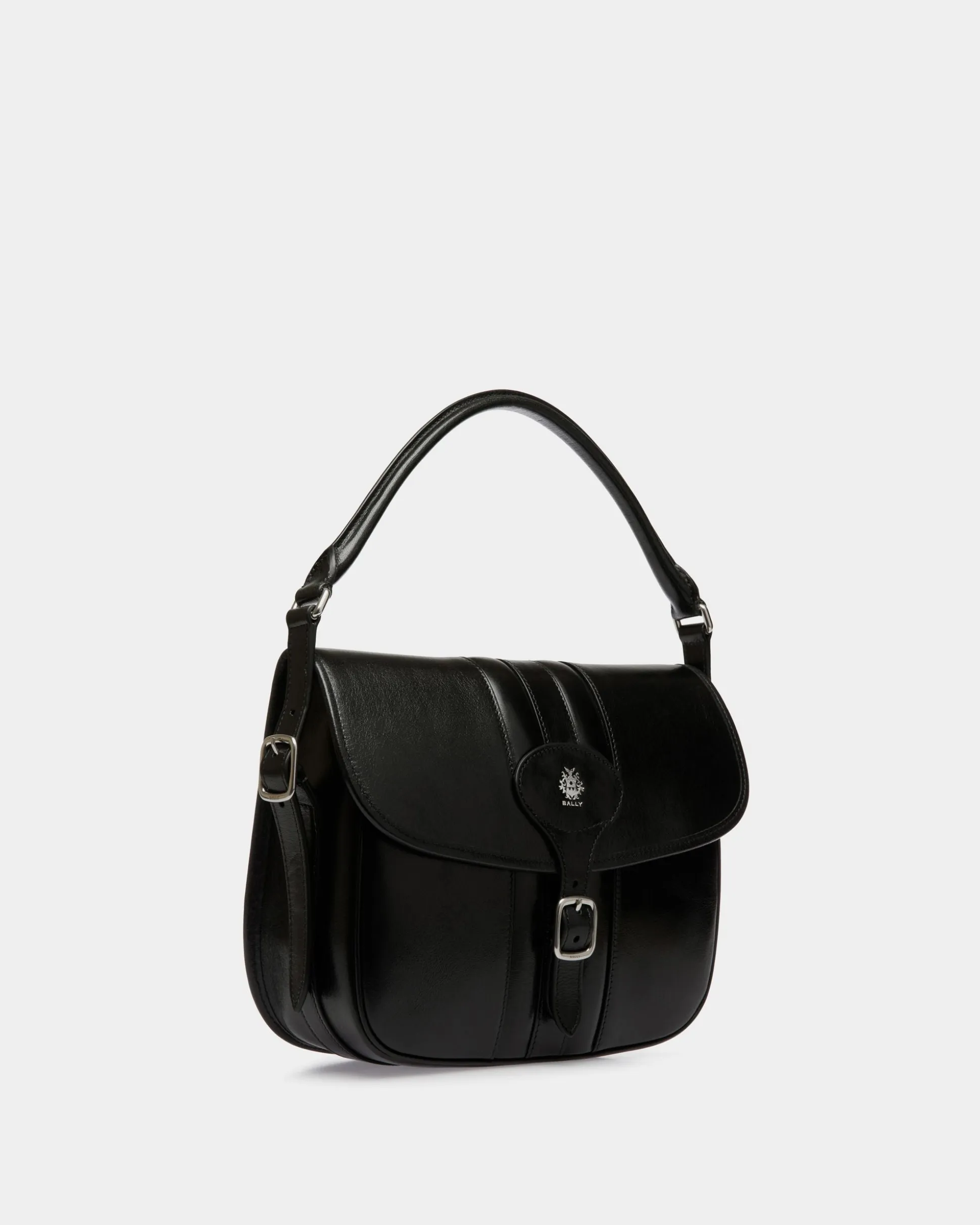 Beckett Crossbody Bag In Black Leather