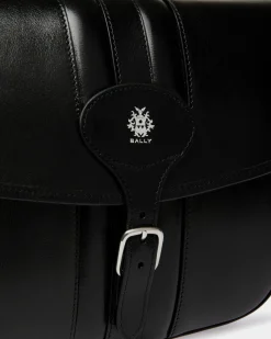 Beckett Crossbody Bag In Black Leather