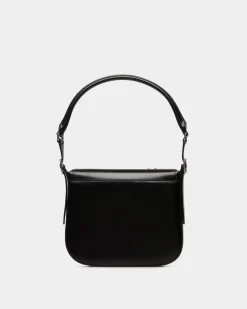 Beckett Crossbody Bag In Black Leather with Studs