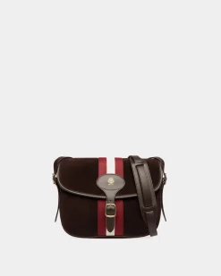 Beckett Crossbody Bag in Ebano Suede And Leather