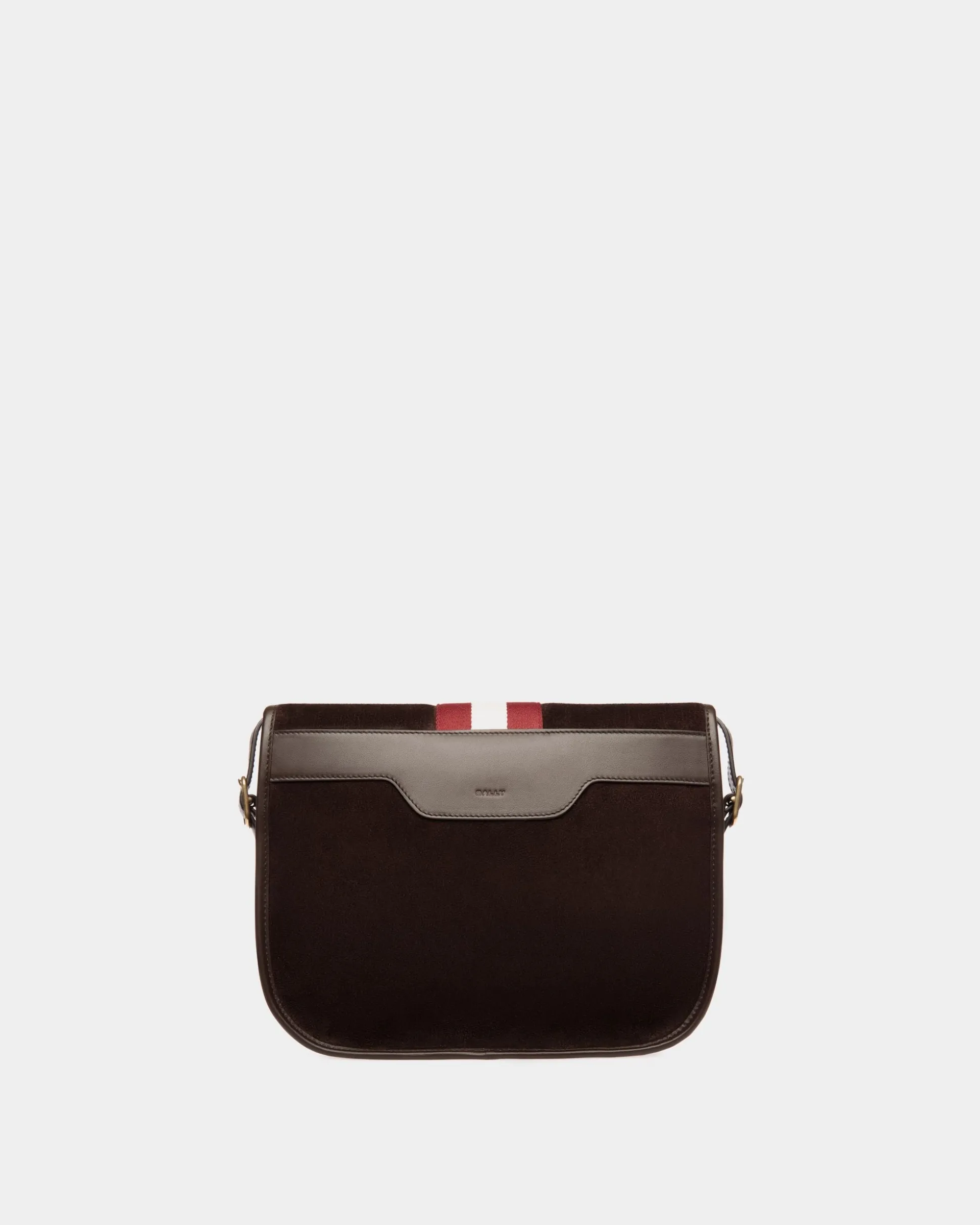 Beckett Crossbody Bag in Ebano Suede And Leather