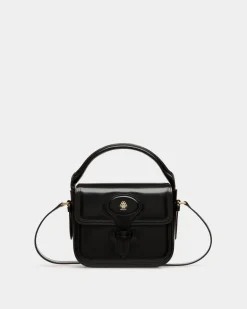 Beckett Minibag In Black Brushed Leather