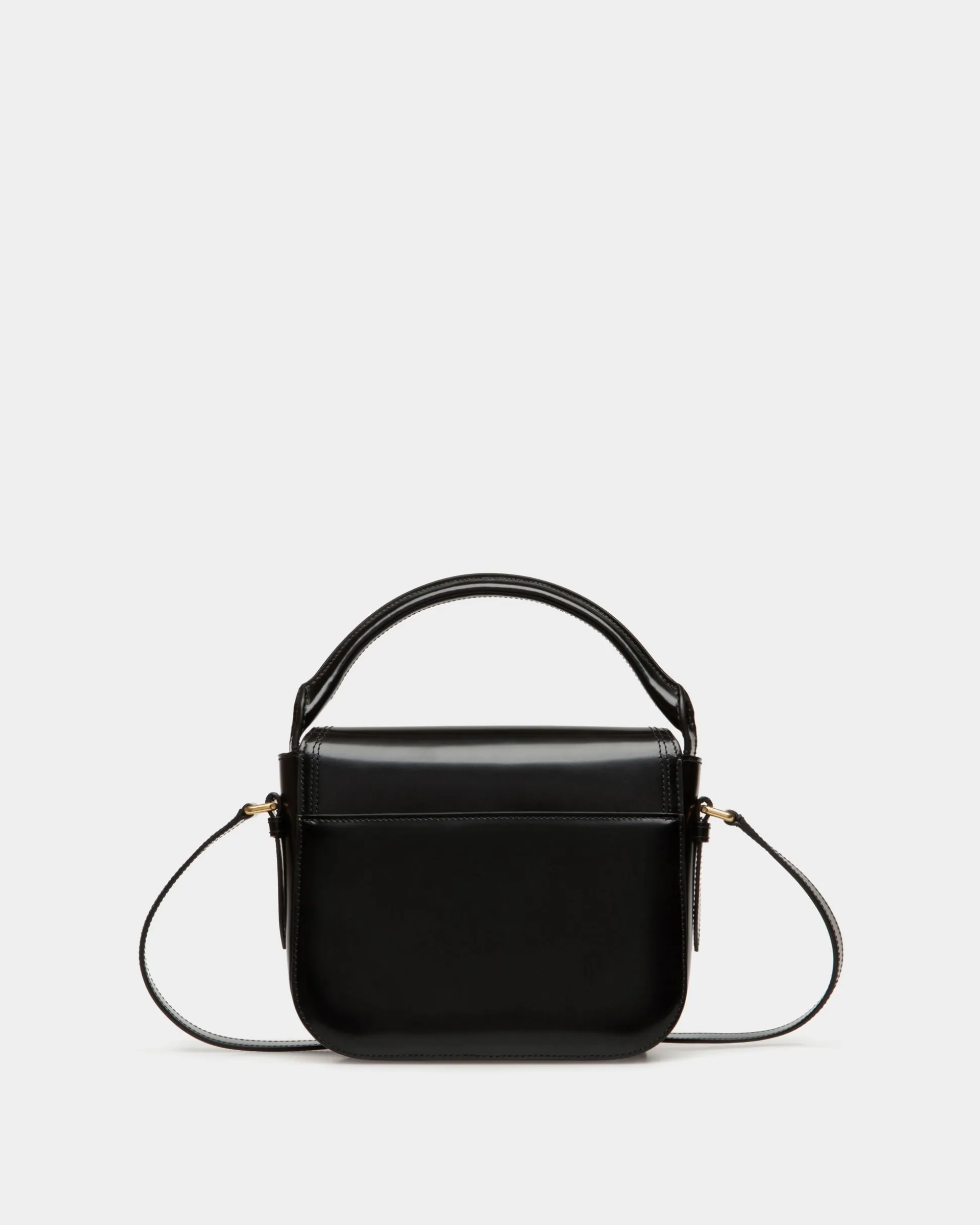 Beckett Minibag In Black Brushed Leather