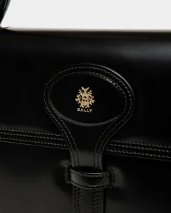 Beckett Minibag In Black Brushed Leather