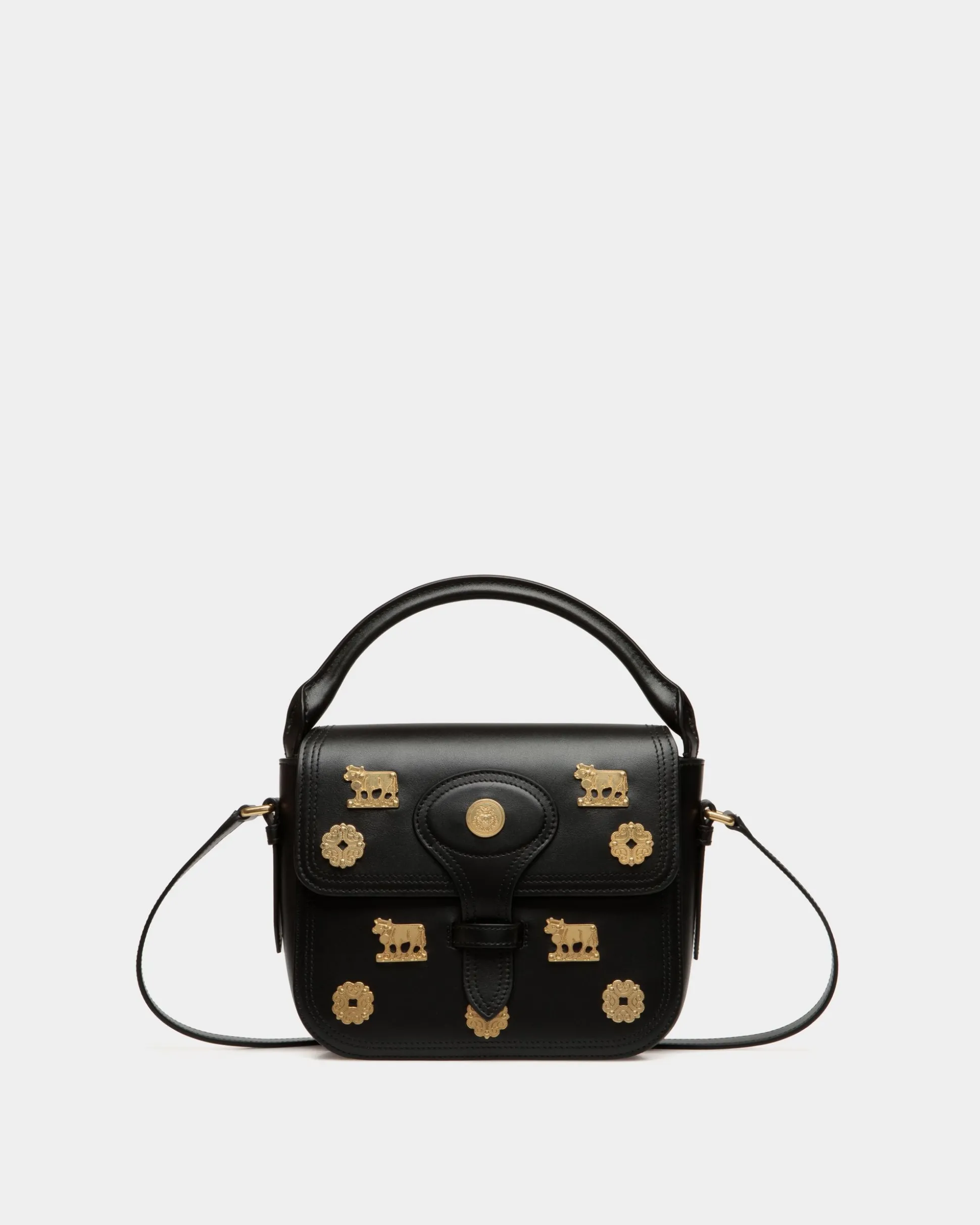 Beckett Minibag In Black Leather with Studs