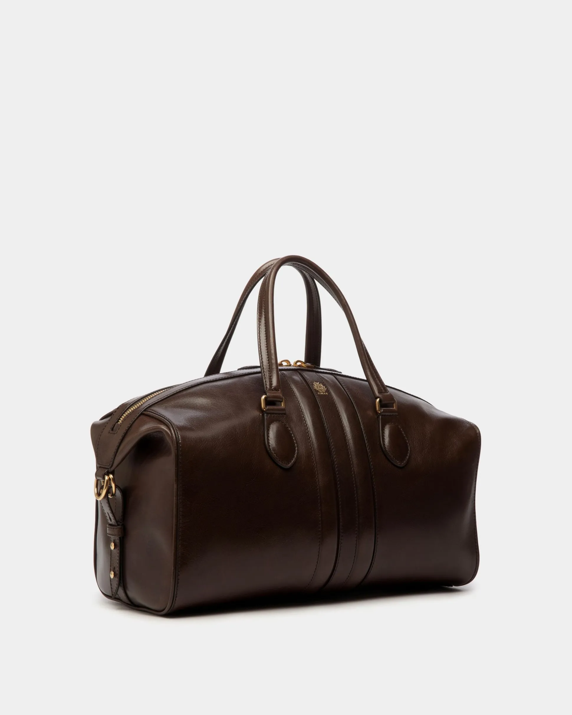 Beckett Weekender In Ebano Leather