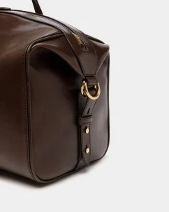 Beckett Weekender In Ebano Leather
