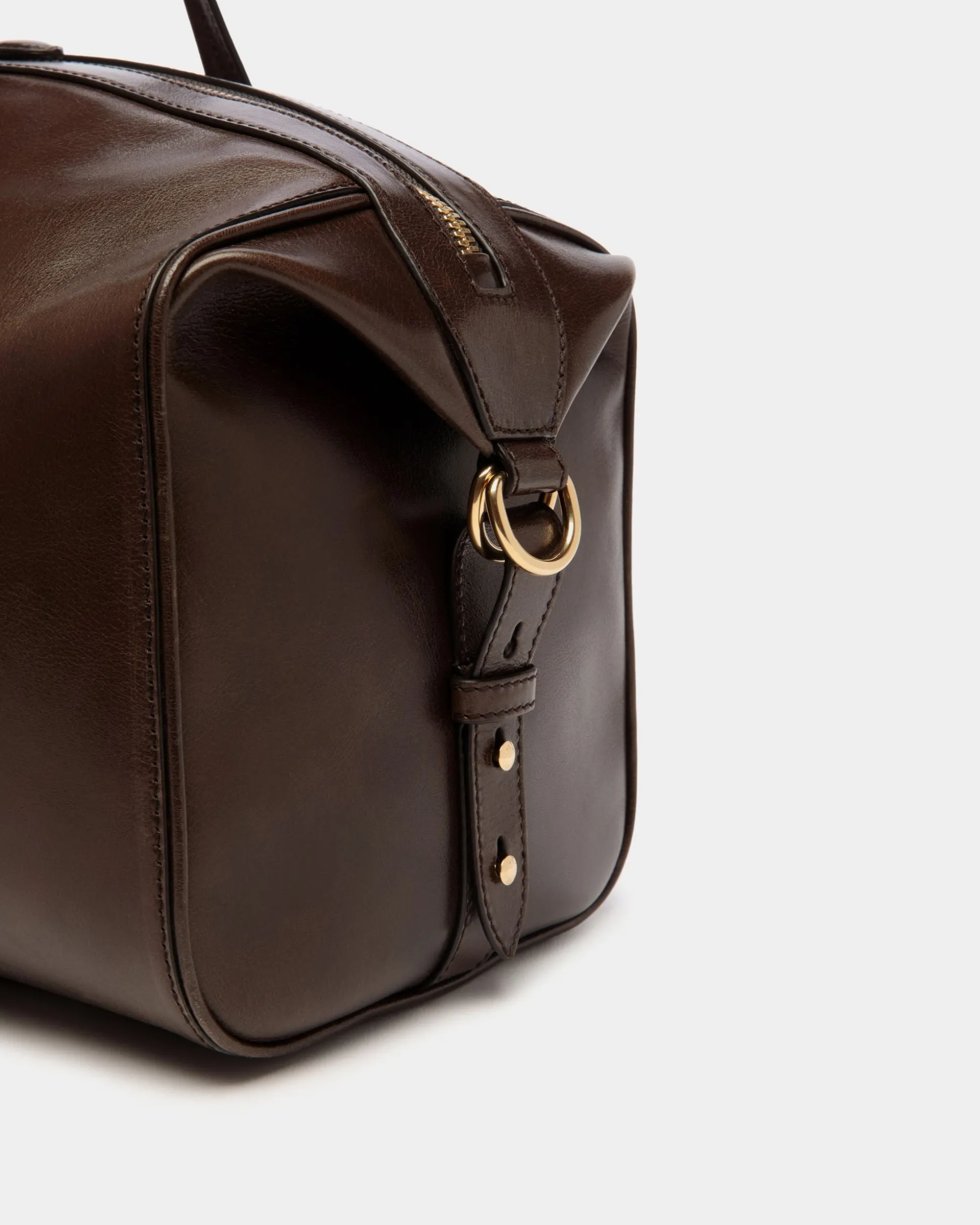 Beckett Weekender In Ebano Leather