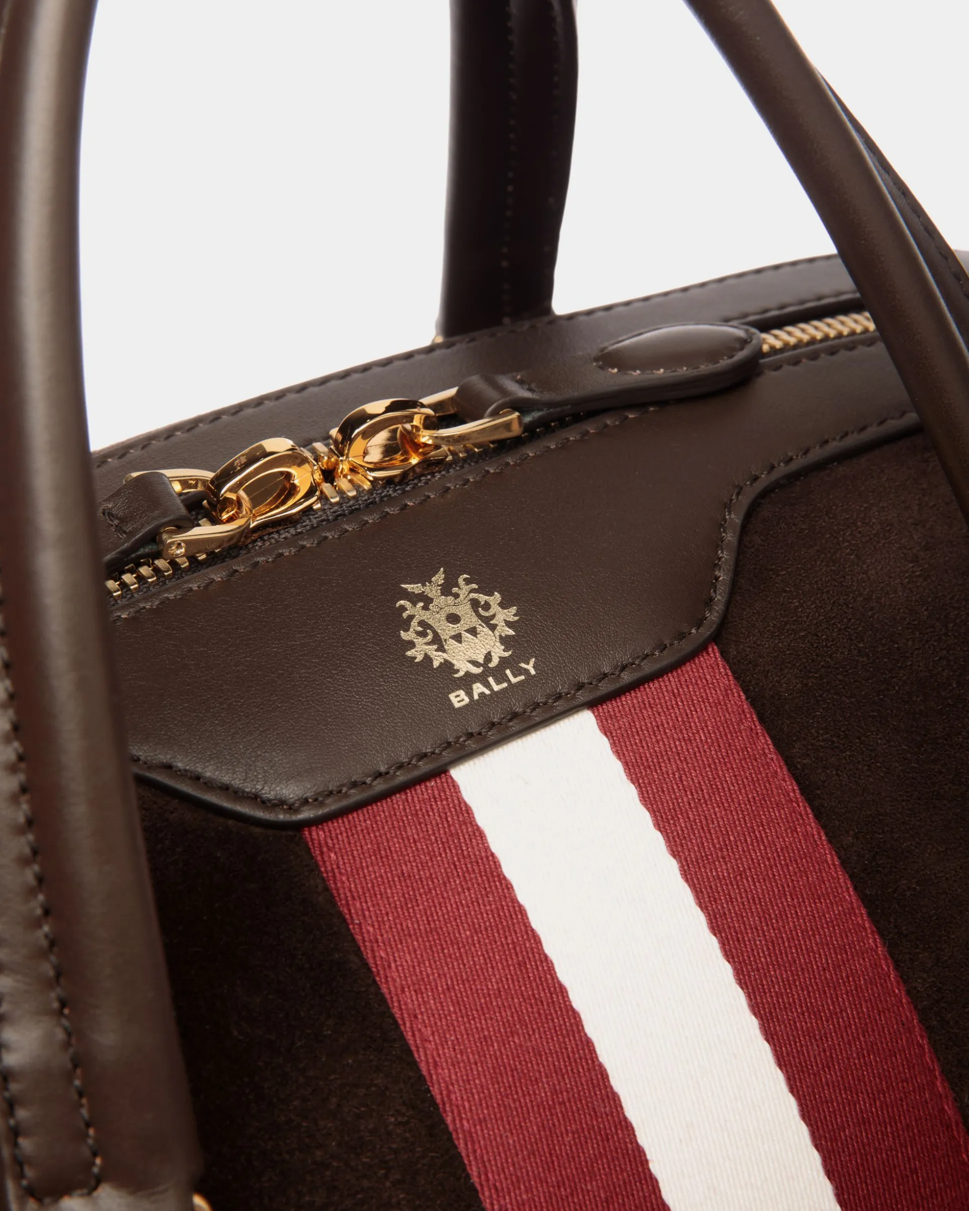 Beckett Weekender in Ebano Suede And Leather