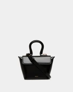 Belle Minibag In Black Brushed Leather