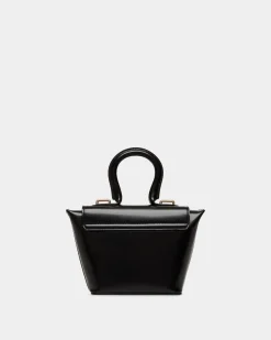 Belle Minibag In Black Brushed Leather