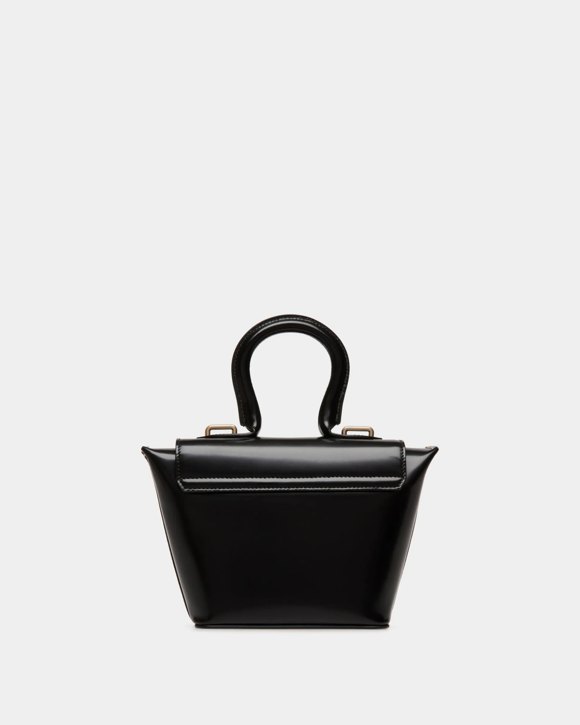 Belle Minibag In Black Brushed Leather