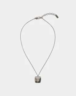 Belle Necklace In Silver Eco Brass