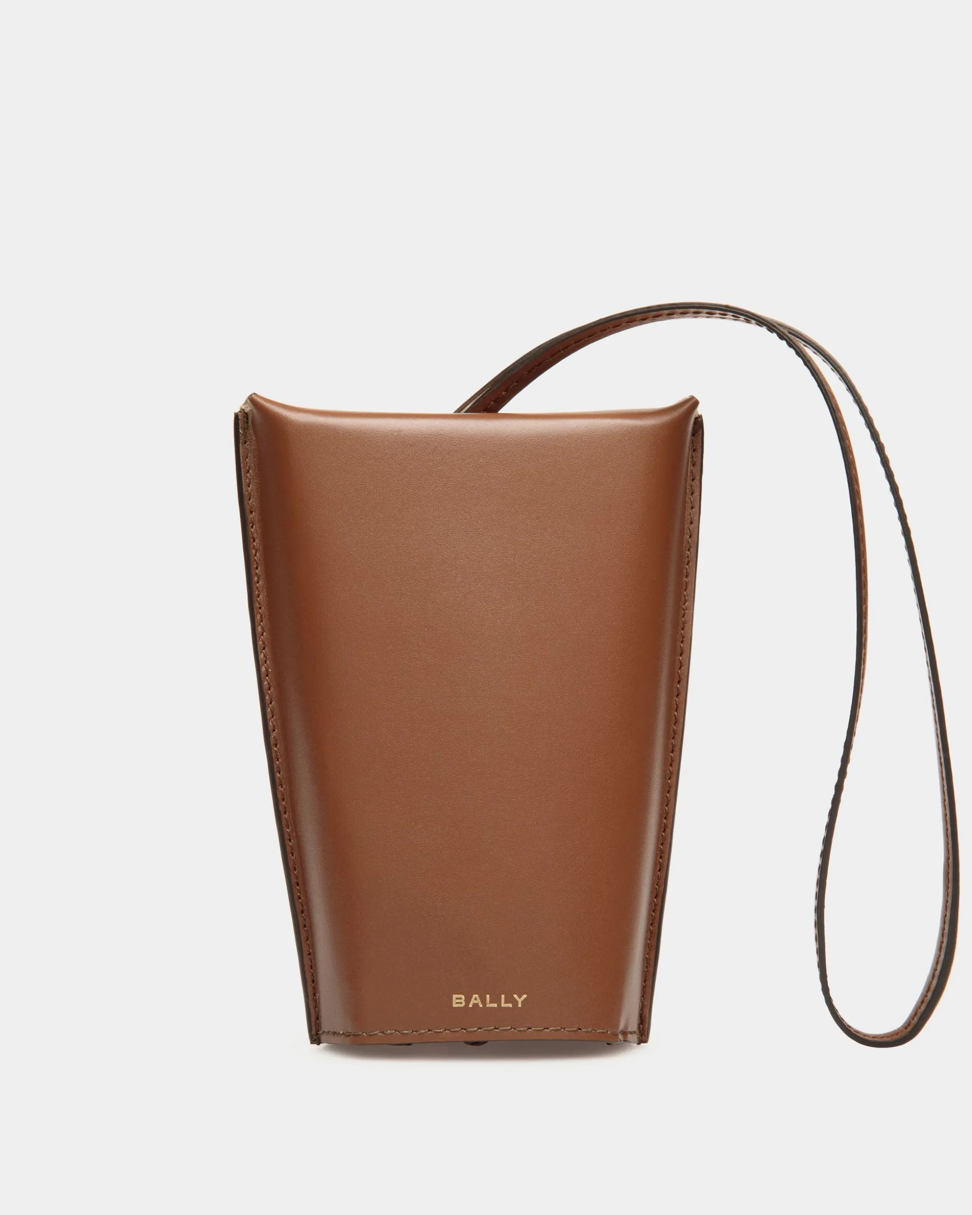 Belle Sunglasses Holder in Brown Leather