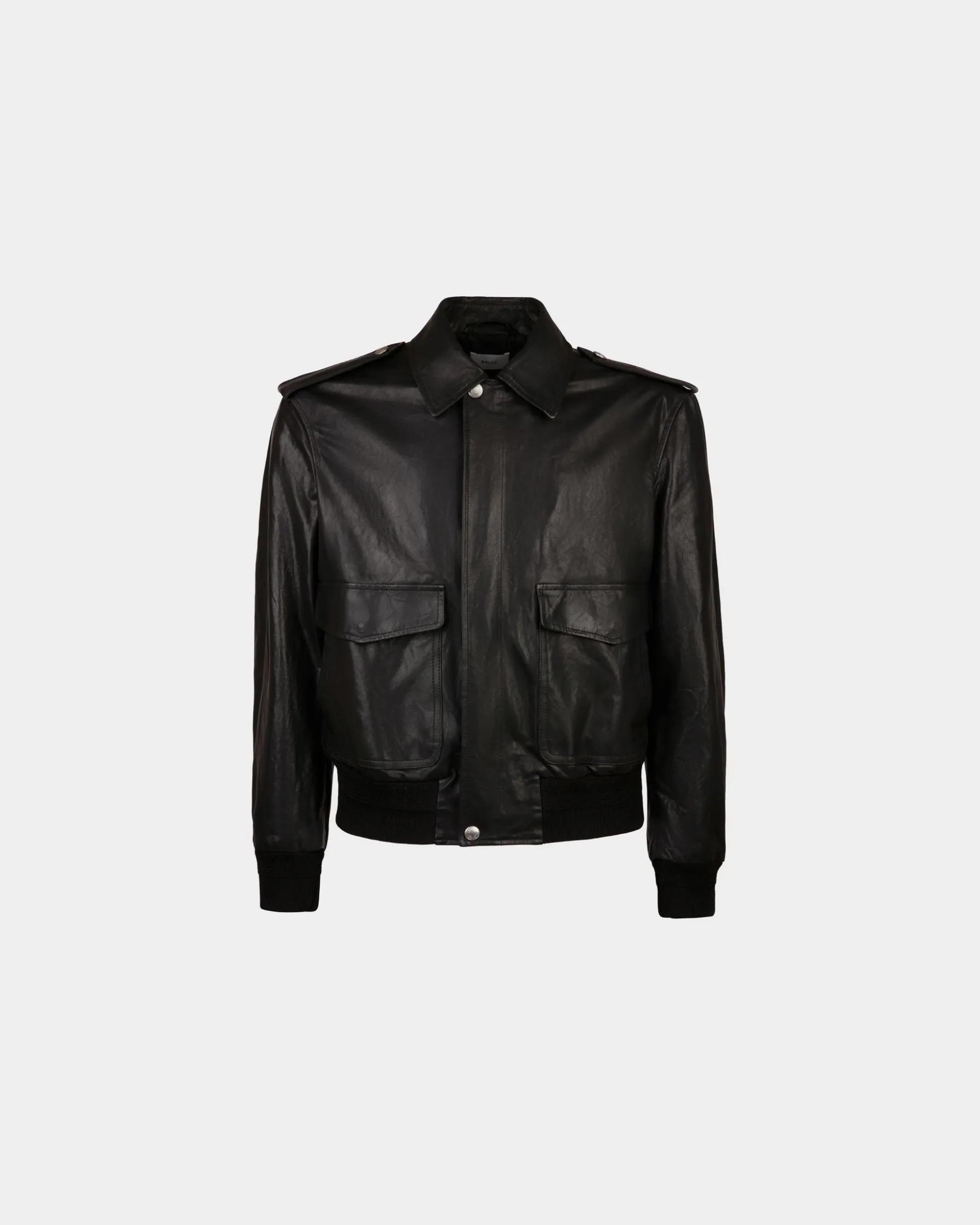Blouson In Black Leather
