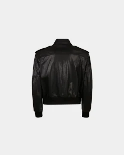 Blouson In Black Leather