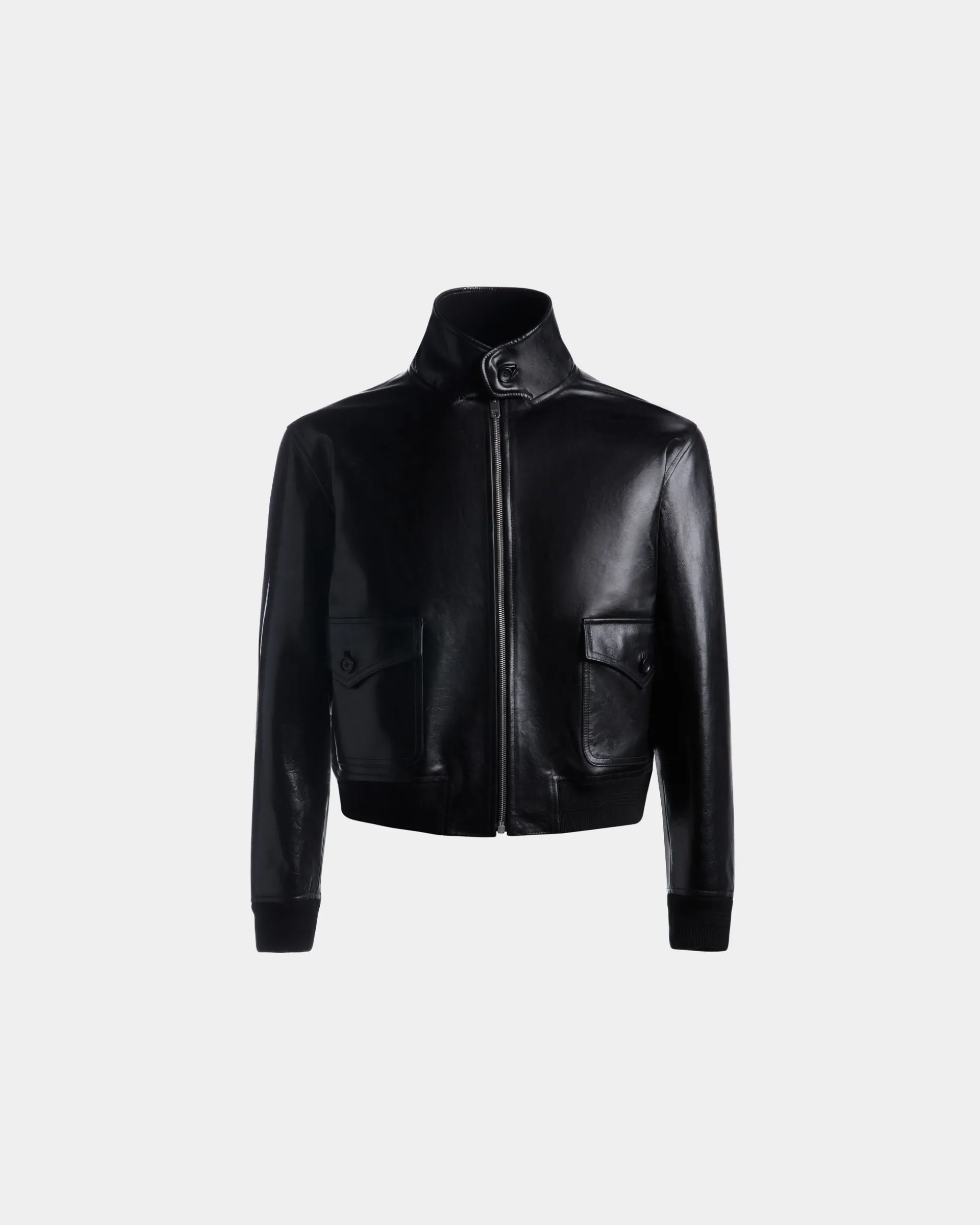 Blouson in Black Leather