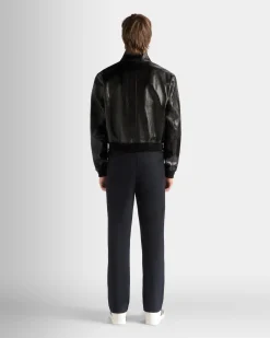 Blouson in Black Leather