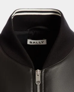 Bomber In Black Leather