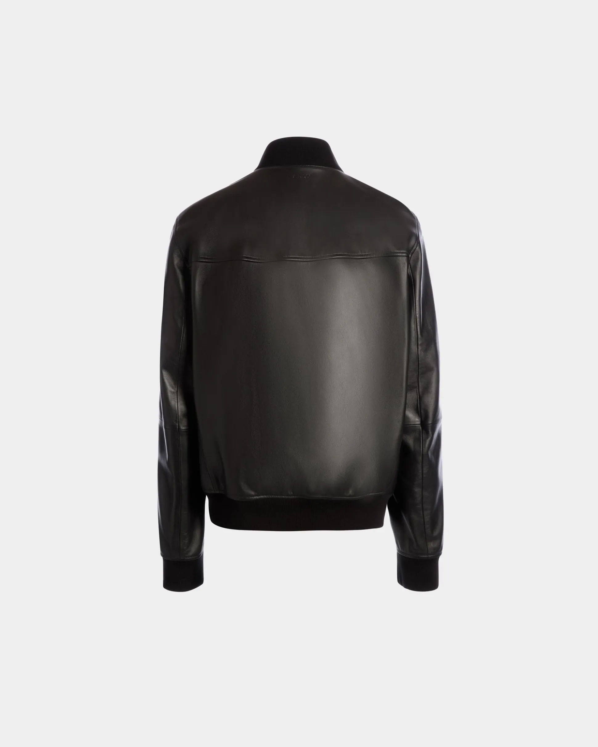 Bomber In Black Leather
